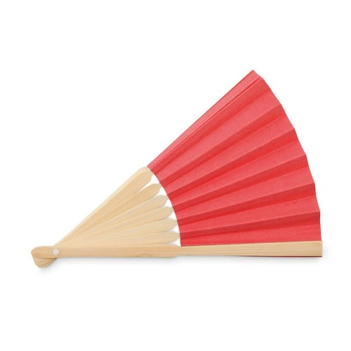 Abanico de bambú con tejido de papel ligero ref MO6828