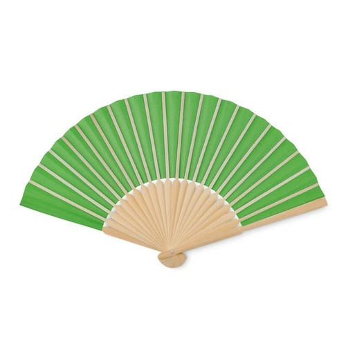 Abanico de bambú con tejido de papel ligero ref MO6828