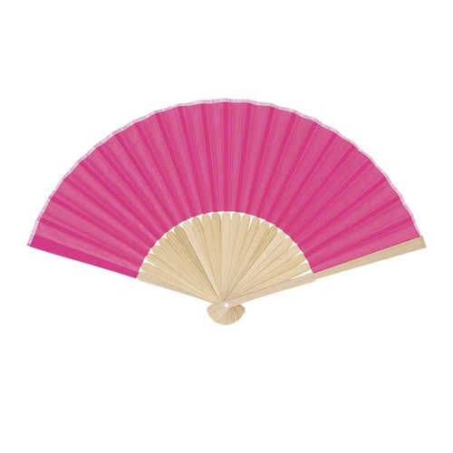 Abanico Mynor personalizable de bambú y poliéster resistente ref 22332
