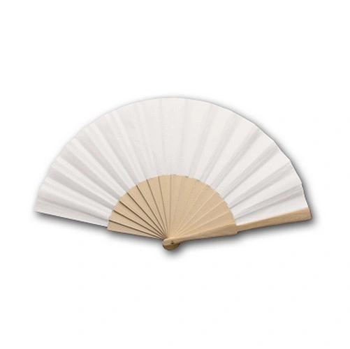 Abanico Nature tejido ligero y varillas de madera ref LO24