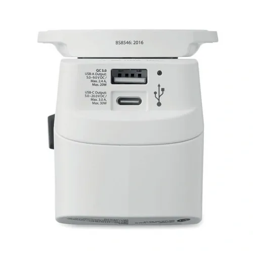 Adaptador universal Skross Pro Light USB carga segura y rápida ref MO2981 - Blanco 7
