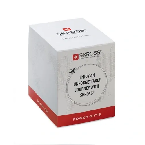 Adaptador universal Skross Pro Light USB carga segura y rápida ref MO2981 - Blanco Box