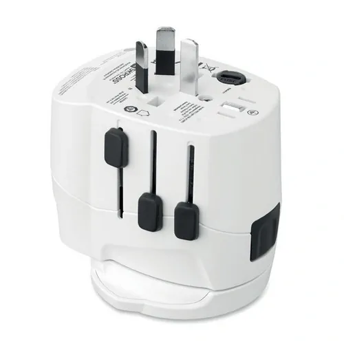 Adaptador universal Skross Pro Light USB carga segura y rápida ref MO2981 - Blanco Top