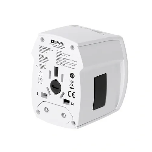 Adaptador viaje universal Skross MUV USB compacto y portable ref 22163 - 03