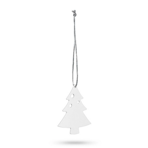 Adorno navideño de madera en forma de abeto ref 99334