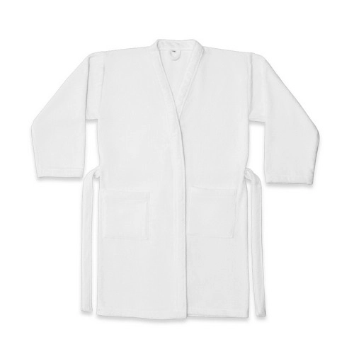 Albornoz de algodón (82%) y algodón reciclado (18%) (350 g/m²) ref 95053