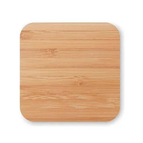 Base de carga inalámbrica de bambú con 2 puertos USB ref MO9698 - Top Madera
