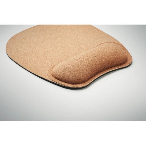 Alfombrilla de ratón ergonómica de corcho con soporte ref MO2113