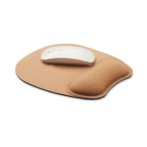 Alfombrilla de ratón ergonómica de corcho con soporte ref MO2113