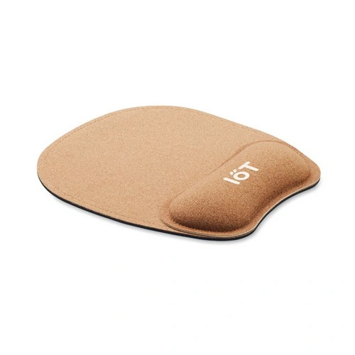 Alfombrilla de ratón ergonómica de corcho con soporte ref MO2113