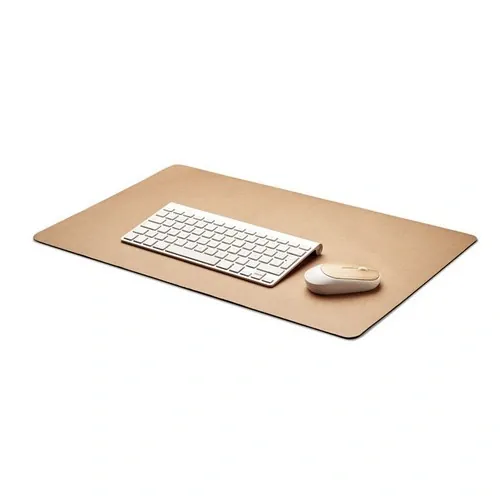 Alfombrilla de escritorio reciclada con base antideslizante ref MO2084 - Side Beig