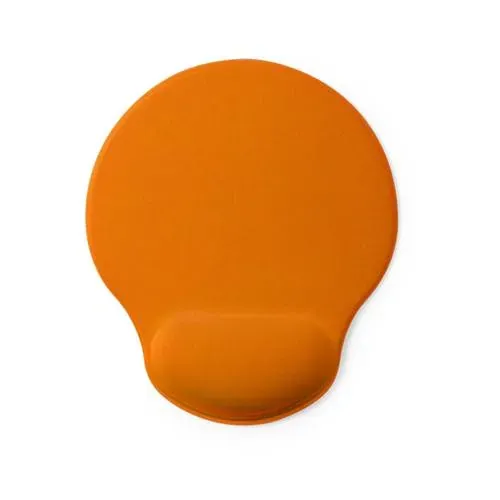 Alfombrilla de Ratón con Reposamanos Acolchado ref 6140 - Naranja