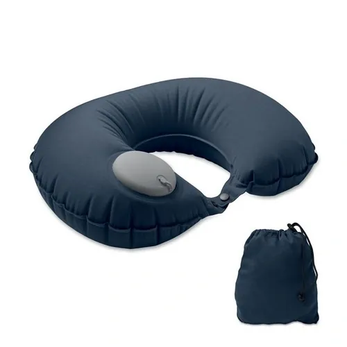 Almohada inflable de viaje con inflador incorporado ref MO2534 - Azul