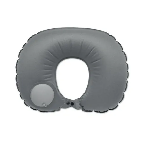 Almohada inflable de viaje con inflador incorporado ref MO2534 - Gris Piedra 2
