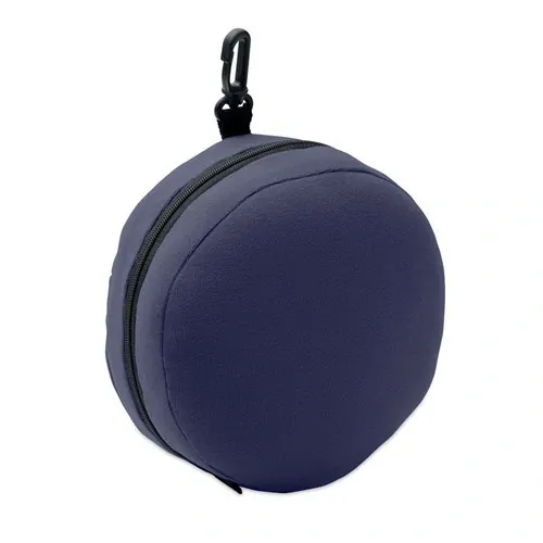 Almohada de viaje soft nuit con antifaz personalizable ref MO2907 - Azul Back