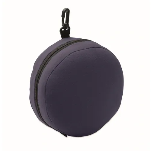 Almohada de viaje soft nuit con antifaz personalizable ref MO2907 - Back Azul