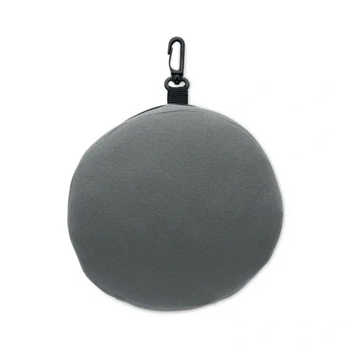 Almohada de viaje soft nuit con antifaz personalizable ref MO2907 - Gris Piedra Side