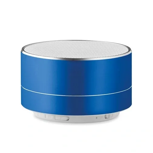 Altavoz inalámbrico de aluminio con luz ambiental ref MO9155 - Azul Royal