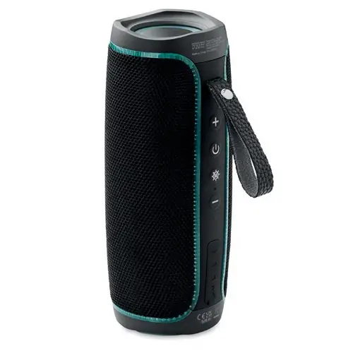 Altavoz inalámbrico LED a prueba de salpicaduras ref MO6662 - Negro