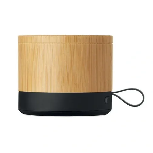 Altavoz inalámbrico recargable de bambú compacto y moderno ref MO2801 - Madera Top