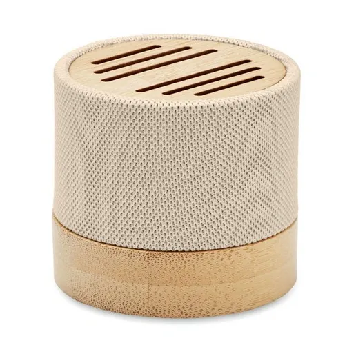 Altavoz inalámbrico 5.0 con carcasa de bambú ref MO6847 - Beig