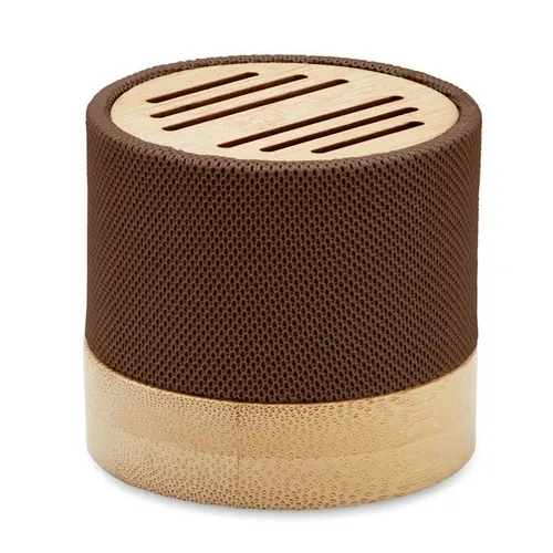 Altavoz inalámbrico 5.0 con carcasa de bambú ref MO6847 - Chocolate