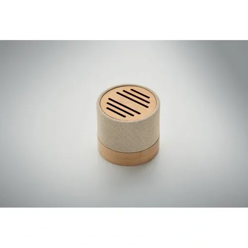 Altavoz inalámbrico 5.0 con carcasa de bambú ref MO6847 - Item Detail Picture Beig