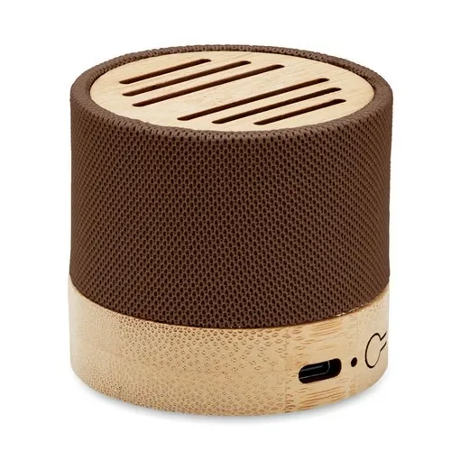 Altavoz inalámbrico 5.0 con carcasa de bambú ref MO6847 - Open Chocolate