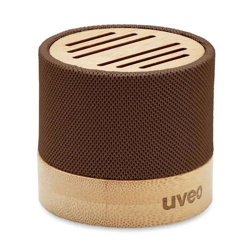 Altavoz inalámbrico 5.0 con carcasa de bambú ref MO6847 - Printed Chocolate