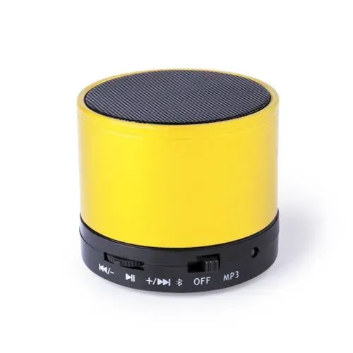 Altavoz Bluetooth compacto con función manos libres ref 4936 - Amarillo