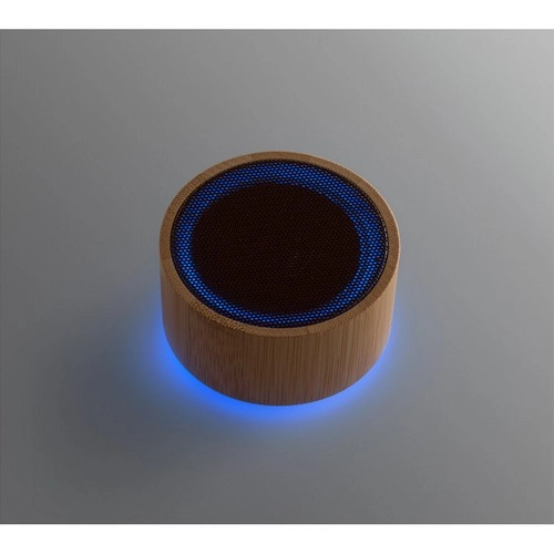 Altavoz portátil de 3W con 2h de autonomía, fabricado en bambú y ABS ref 97125