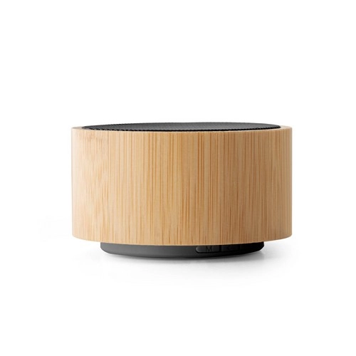 Altavoz portátil de 3W con 2h de autonomía, fabricado en bambú y ABS ref 97125