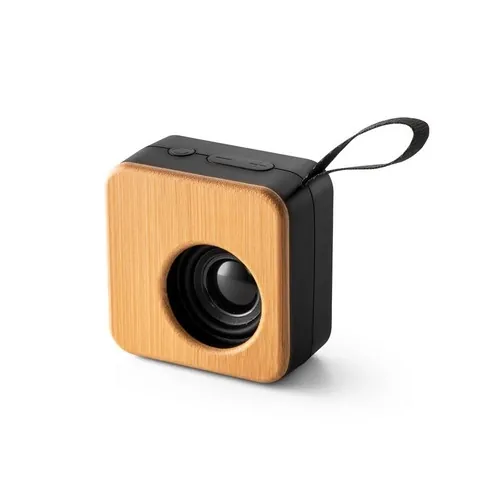 Altavoz portátil de bambú con Bluetooth ref 97098 - Negro 01