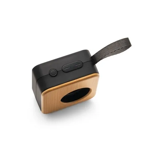 Altavoz portátil de bambú con Bluetooth ref 97098 - Negro 02