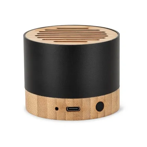 Altavoz portátil Ferdinand de aluminio reciclado personalizable ref 97217 - Negro Back