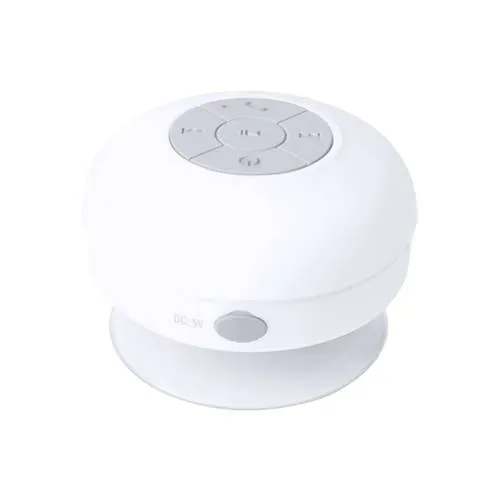 Altavoz Bluetooth resistente a salpicaduras ref 4929 - Blanco