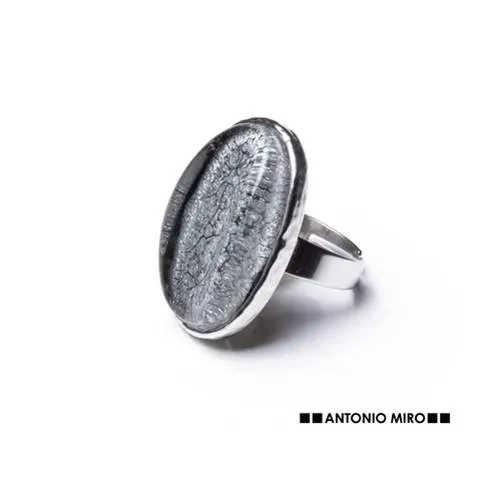 Anillo ajustable Antonio Miró con incrustación de resina ref 7314 - 05