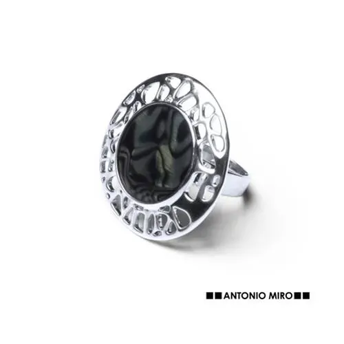Anillo ajustable Antonio Miró con incrustación de resina ref 7312 - S C
