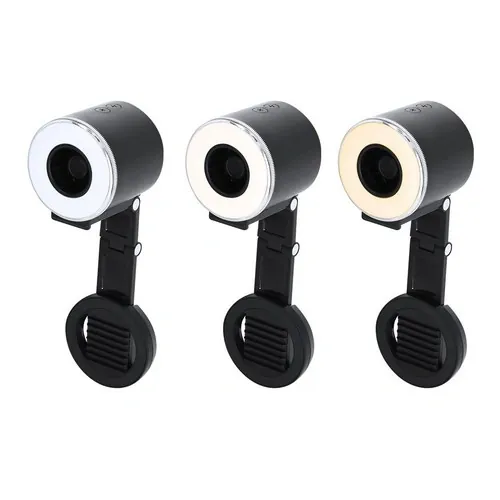 Anillo de luz ventilador Tangix personalizable con 3 velocidades ref 22397 - 02