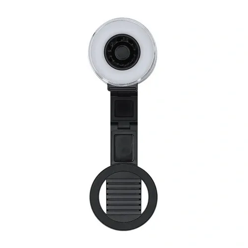 Anillo de luz ventilador Tangix personalizable con 3 velocidades ref 22397 - Negro