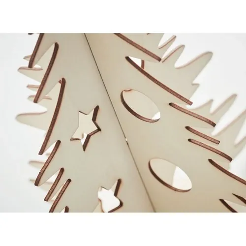 Árbol de Navidad de madera con acuarelas y pincel ref CX1493 - Item Detail Picture Madera