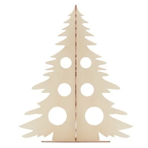 Árbol de Navidad de madera con acuarelas y pincel ref CX1493 - Open Madera