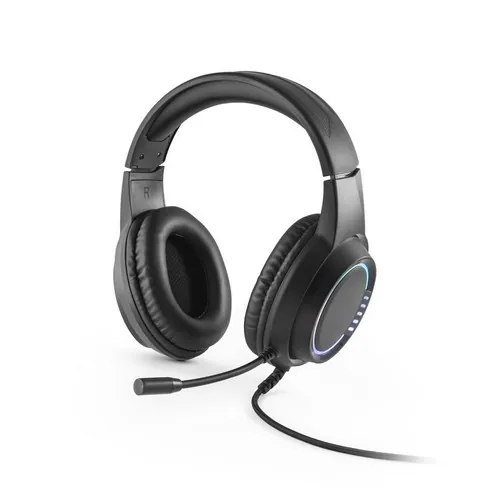 Auriculares con micrófono y luces RGB para juegos ref 97135 - Negro 01