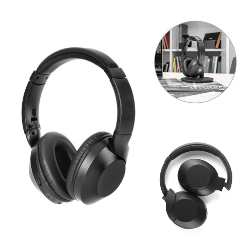 Auriculares inalámbricos plegables con 20h de autonomía en ABS reciclado (100% rABS) ref 97426