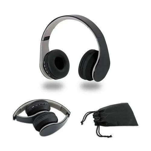 Auriculares plegables BT con lector de tarjetas TF ref 11078 - 00