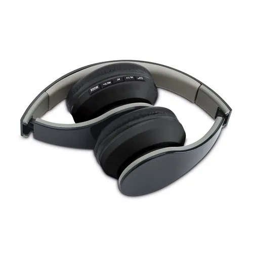 Auriculares plegables BT con lector de tarjetas TF ref 11078 - Negro