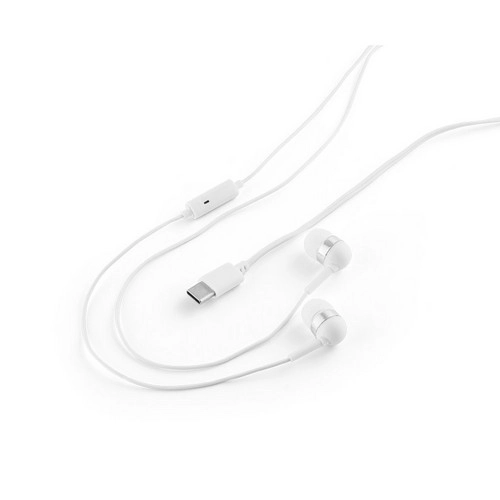Auriculares con cable USB-C de 1,2 metros y micrófono ABS integrado ref 97139