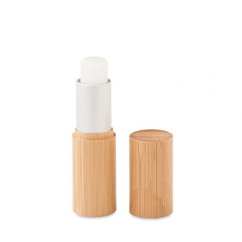 Bálsamo labial natural sabor vainilla en estuche bambú ref MO6752
