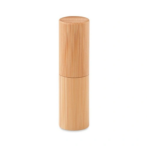 Bálsamo labial natural sabor vainilla en estuche bambú ref MO6752