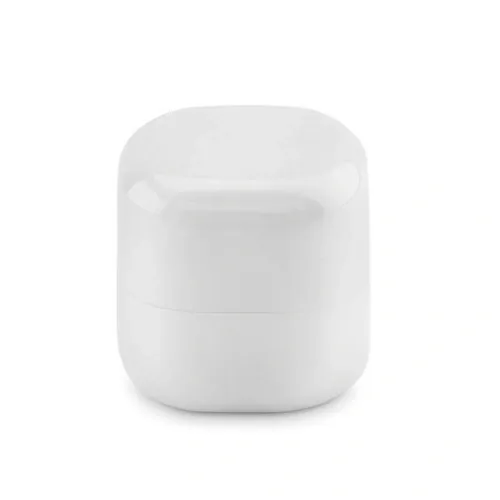Bola de bálsamo labial natural con SPF10 sabor vainilla ref MO9586 - Back Blanco